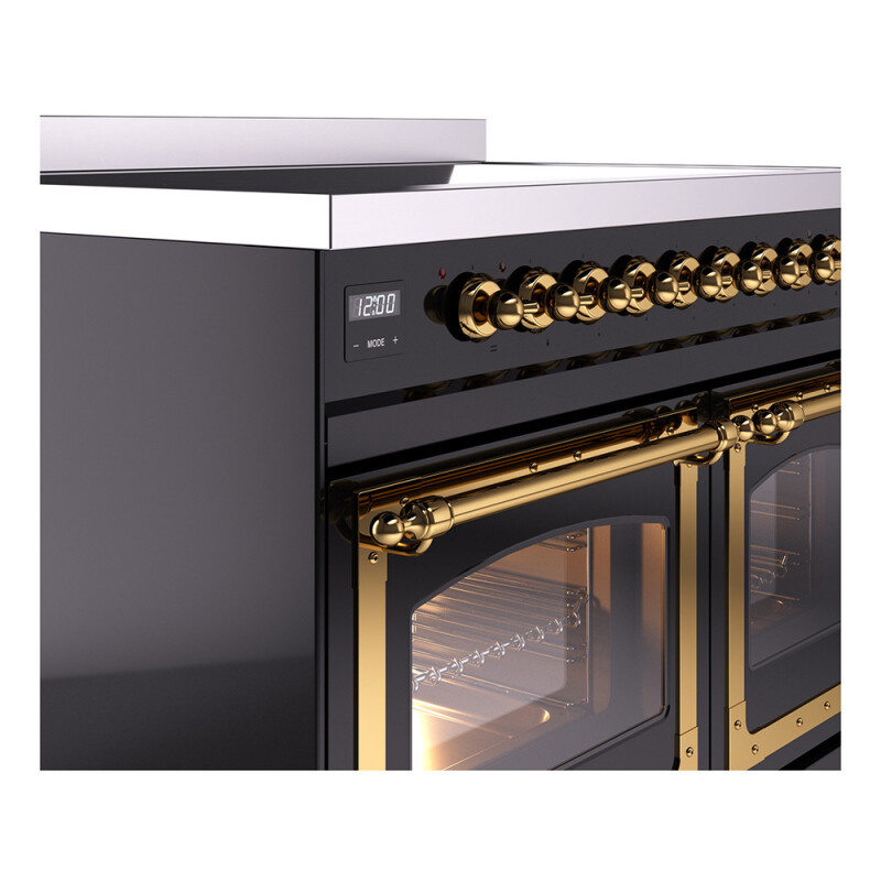 Nostalgie II Noblesse 40 inch Induction Range with 6 Elements UNDI406NMPBKG