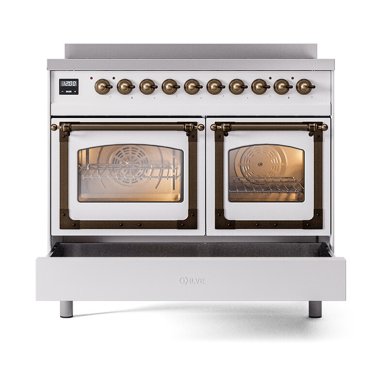 Nostalgie II Noblesse 40 inch Induction Range with 6 Elements UNDI406NMPWHB