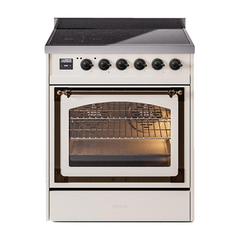 Nostalgie II Noblesse 30 inch Induction Range with 4 Elements UNI304NMPAWB
