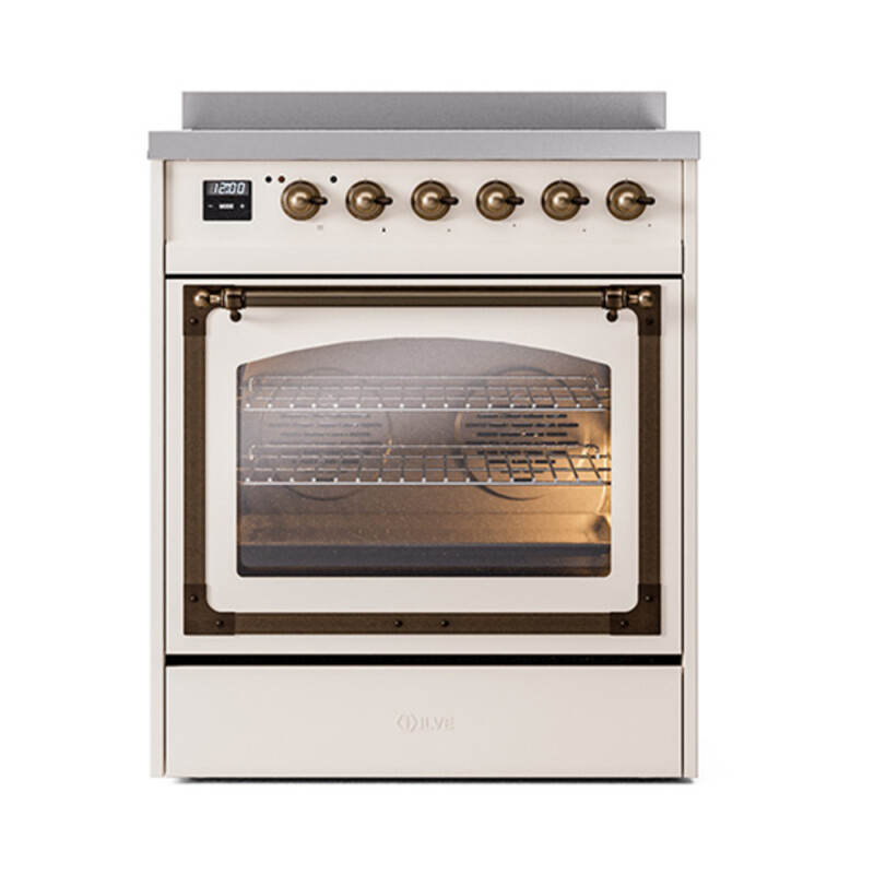 Nostalgie II Noblesse 30 inch Induction Range with 4 Elements UNI304NMPAWB