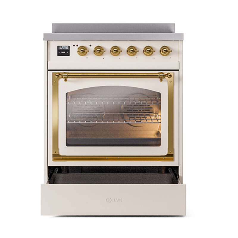 Nostalgie II Noblesse 30 inch Induction Range with 4 Elements UNI304NMPAWG