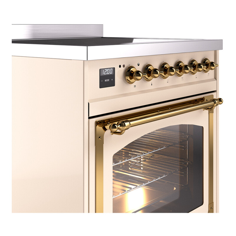 Nostalgie II Noblesse 30 inch Induction Range with 4 Elements UNI304NMPAWG