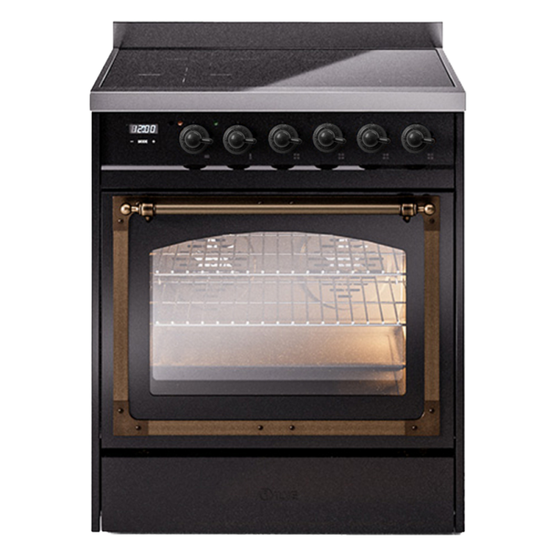 Nostalgie II Noblesse 30 inch Induction Range with 4 Elements UNI304NMPBKB