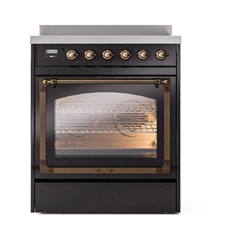 Nostalgie II Noblesse 30 inch Induction Range with 4 Elements UNI304NMPBKB