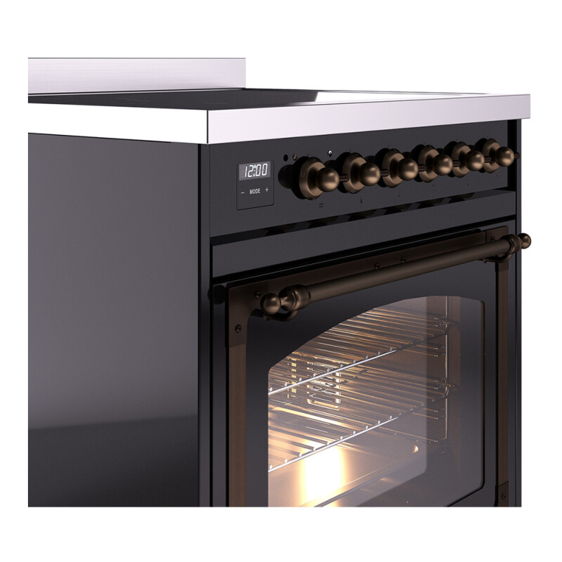 Nostalgie II Noblesse 30 inch Induction Range with 4 Elements UNI304NMPBKB