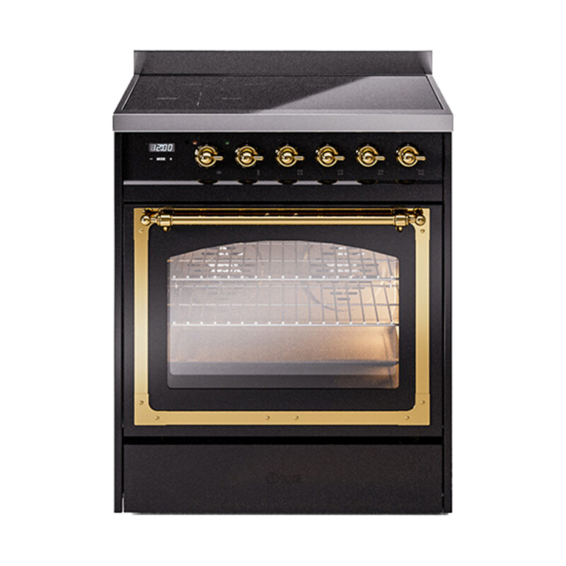 Nostalgie II Noblesse 30 inch Induction Range with 4 Elements UNI304NMPBKG