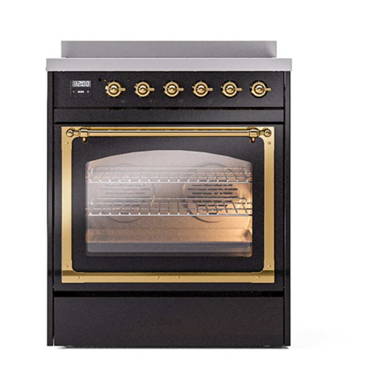 Nostalgie II Noblesse 30 inch Induction Range with 4 Elements UNI304NMPBKG