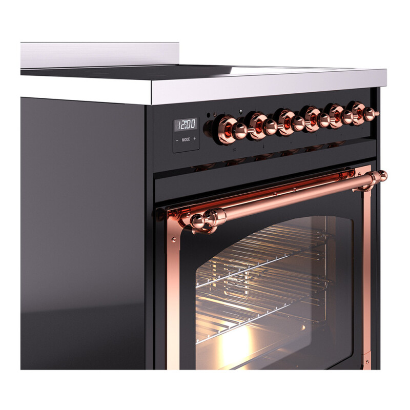 Nostalgie II Noblesse 30 inch Induction Range with 4 Elements UNI304NMPBKP