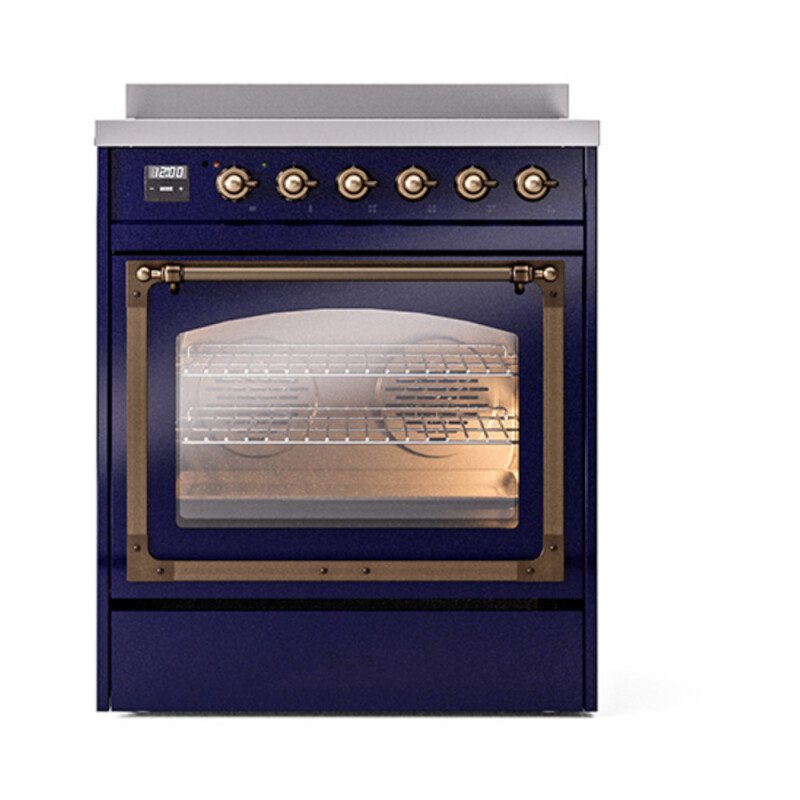 Nostalgie II Noblesse 30 inch Induction Range with 4 Elements UNI304NMPMBB