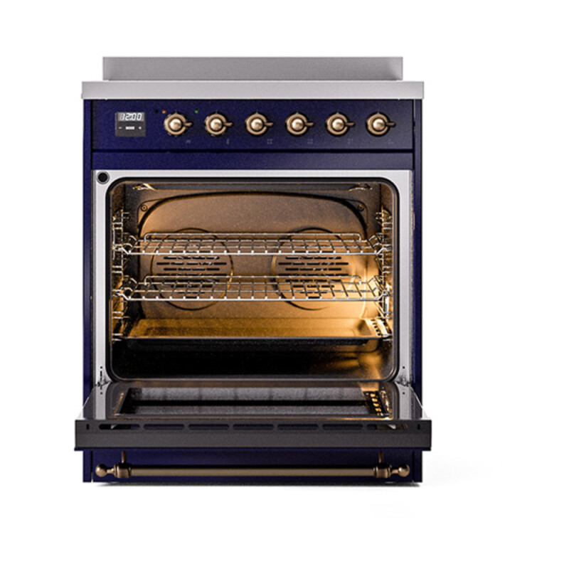 Nostalgie II Noblesse 30 inch Induction Range with 4 Elements UNI304NMPMBB