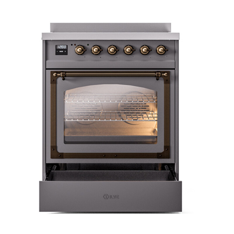 Nostalgie II Noblesse 30 inch Induction Range with 4 Elements UNI304NMPMGB