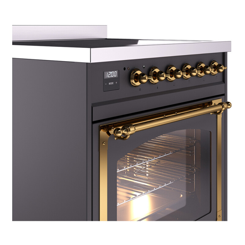 Nostalgie II Noblesse 30 inch Induction Range with 4 Elements UNI304NMPMGG