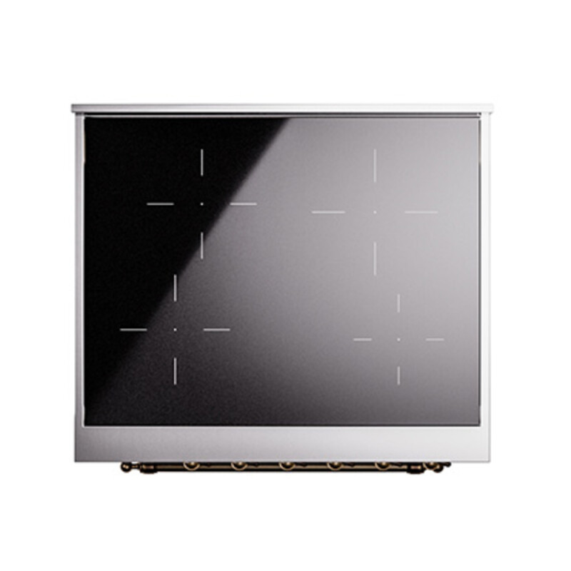 Nostalgie II Noblesse 30″ Induction Range (Triple Glass Door, Stainless Steel, Burnished) UNI304NMPSSB