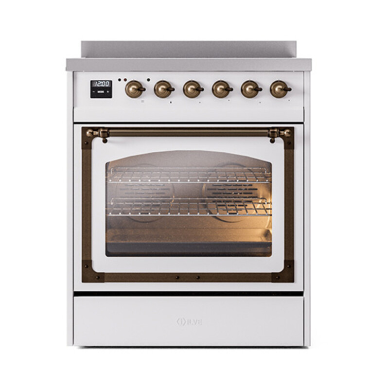 Nostalgie II Noblesse 30 inch Induction Range with 4 Elements UNI304NMPWHB