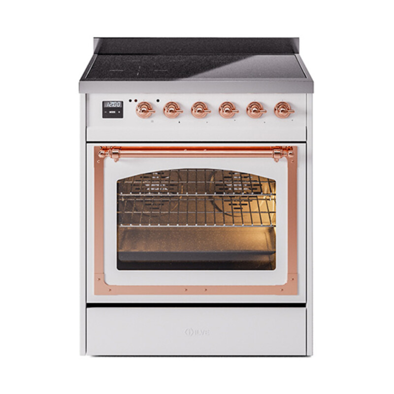 Nostalgie II Noblesse 30 inch Induction Range with 4 Elements UNI304NMPWHP