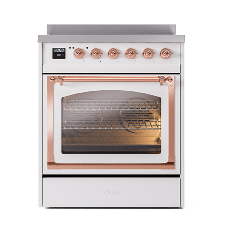 Nostalgie II Noblesse 30 inch Induction Range with 4 Elements UNI304NMPWHP