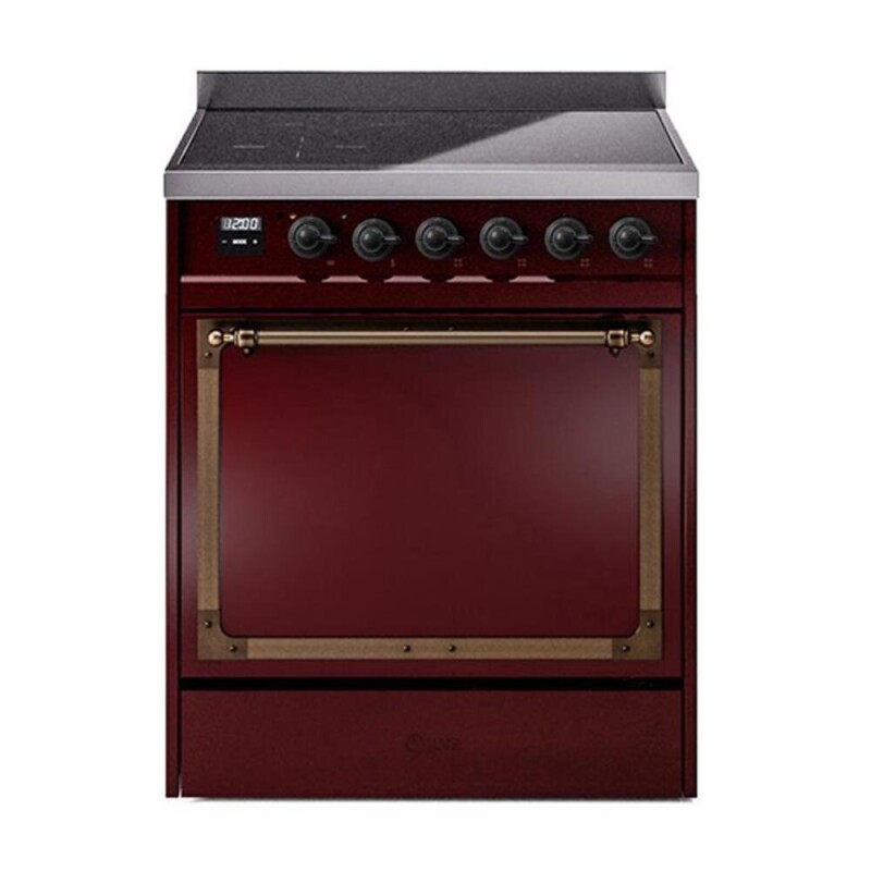 Nostalgie II Noblesse 30 inch Induction Range with 4 Elements UNI304QNMPBUB