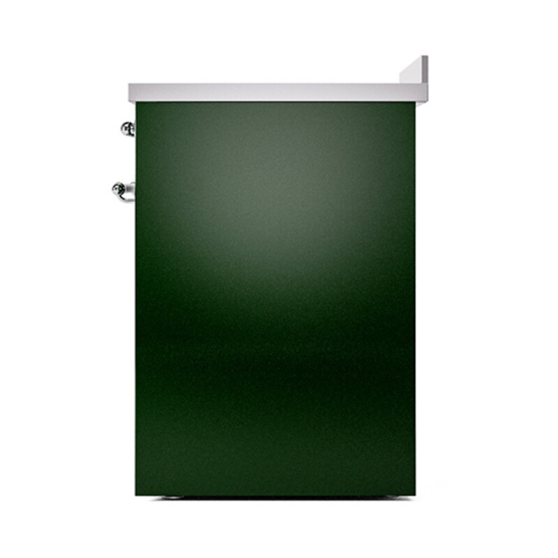 Nostalgie II Noblesse 30″ Induction Range (Solid Door, Emerald Green, Chrome) UNI304QNMPEGC