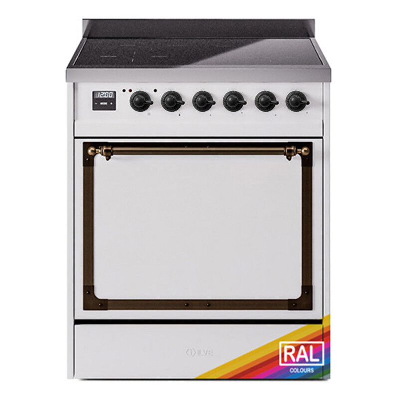 Nostalgie II Noblesse 30 inch Induction Range with 4 Elements UNI304QNMPRAB