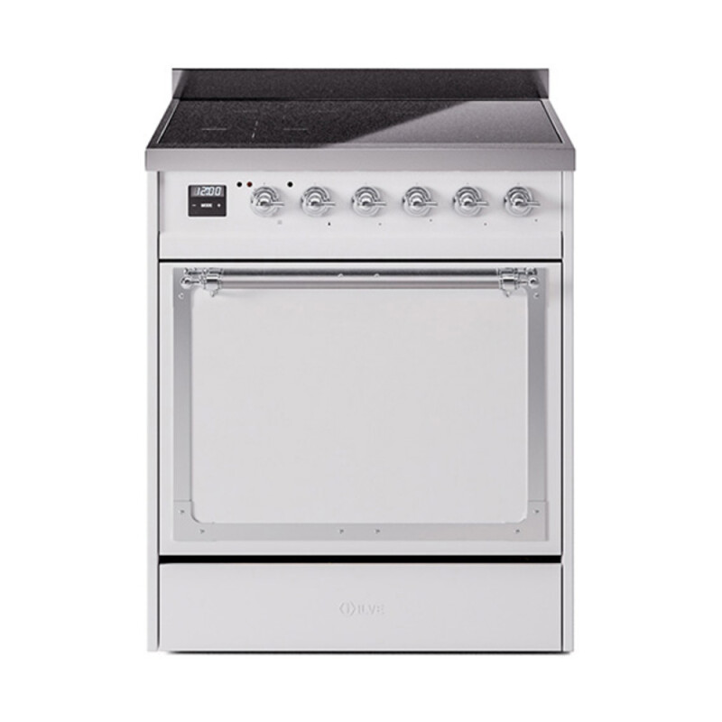 Nostalgie II Noblesse 30 inch Induction Range with 4 Elements UNI304QNMPWHC