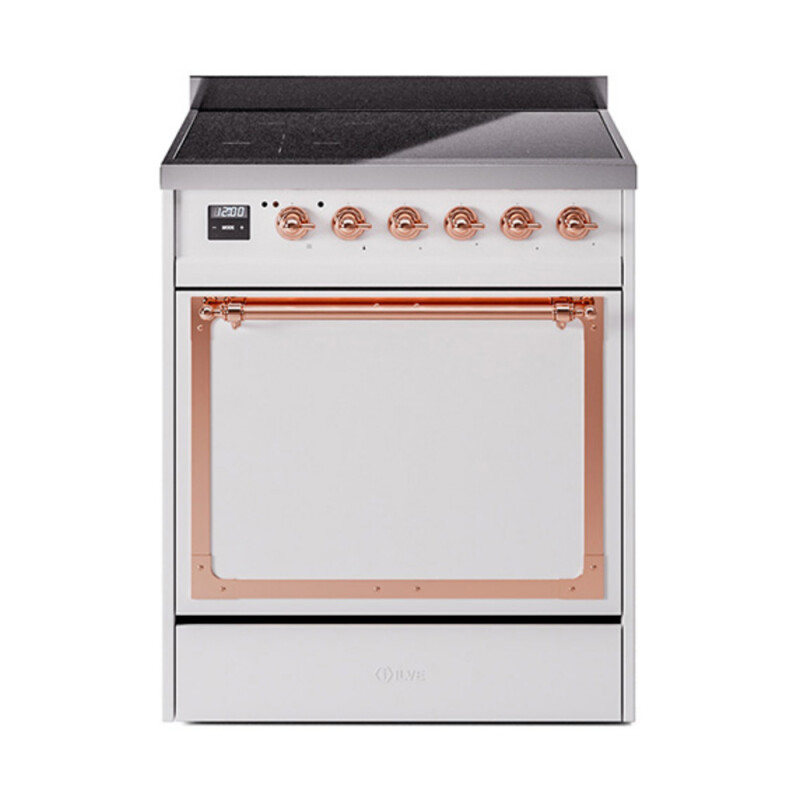 Nostalgie II Noblesse 30 inch Induction Range with 4 Elements UNI304QNMPWHP