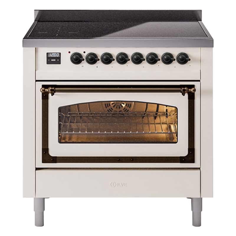 Nostalgie II Noblesse 36 inch Induction Range with 5 Elements UNI366NMPAWB