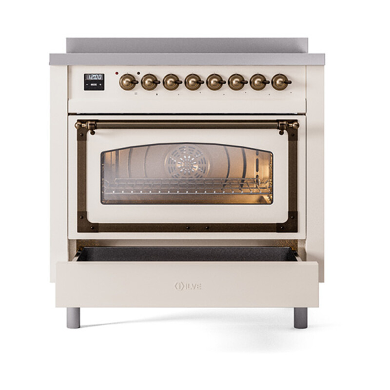 Nostalgie II Noblesse 36 inch Induction Range with 5 Elements UNI366NMPAWB