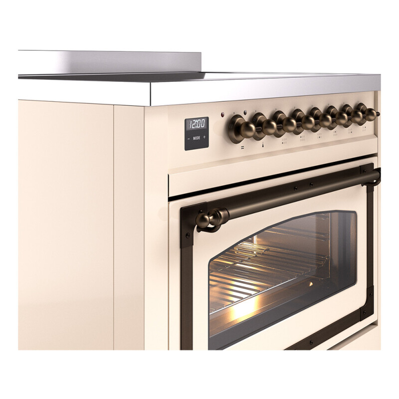 Nostalgie II Noblesse 36 inch Induction Range with 5 Elements UNI366NMPAWB