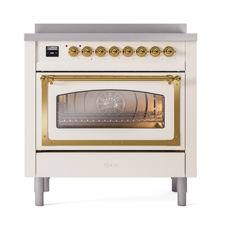 Nostalgie II Noblesse 36 inch Induction Range with 5 Elements UNI366NMPAWG
