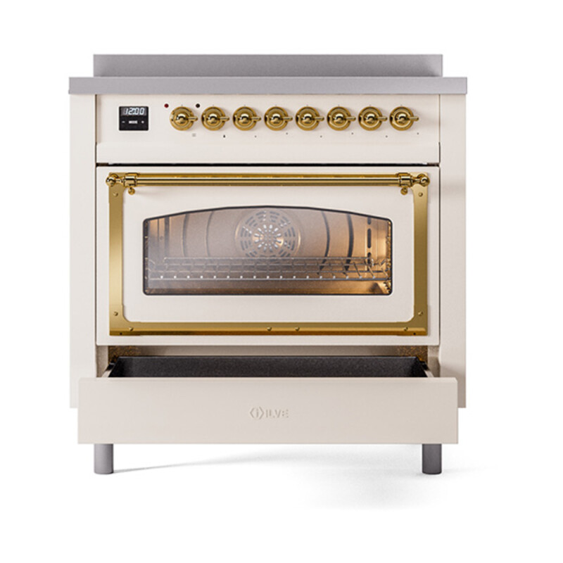 Nostalgie II Noblesse 36 inch Induction Range with 5 Elements UNI366NMPAWG