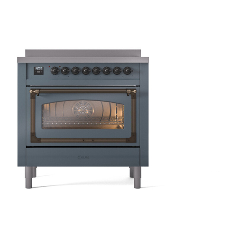Nostalgie II Noblesse 36 inch Induction Range with 5 Elements UNI366NMPBGB