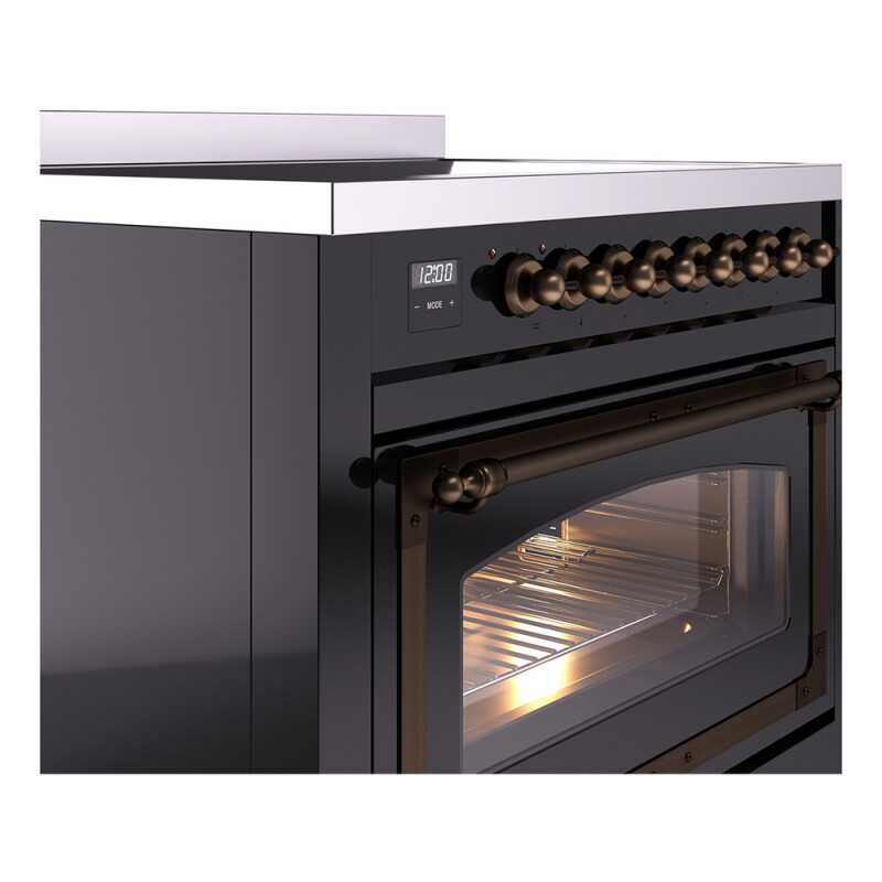 Nostalgie II Noblesse 36 inch Induction Range with 5 Elements UNI366NMPBKB