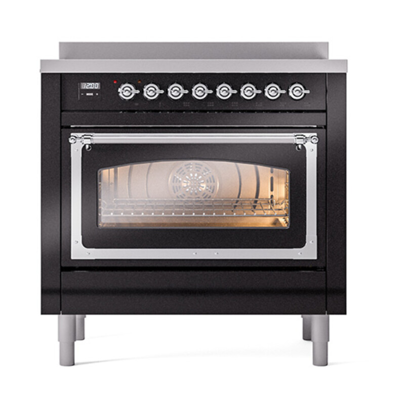 Nostalgie II Noblesse 36 inch Induction Range with 5 Elements UNI366NMPBKC