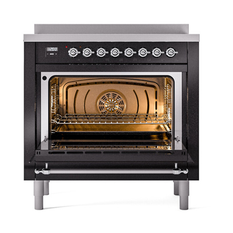 Nostalgie II Noblesse 36 inch Induction Range with 5 Elements UNI366NMPBKC