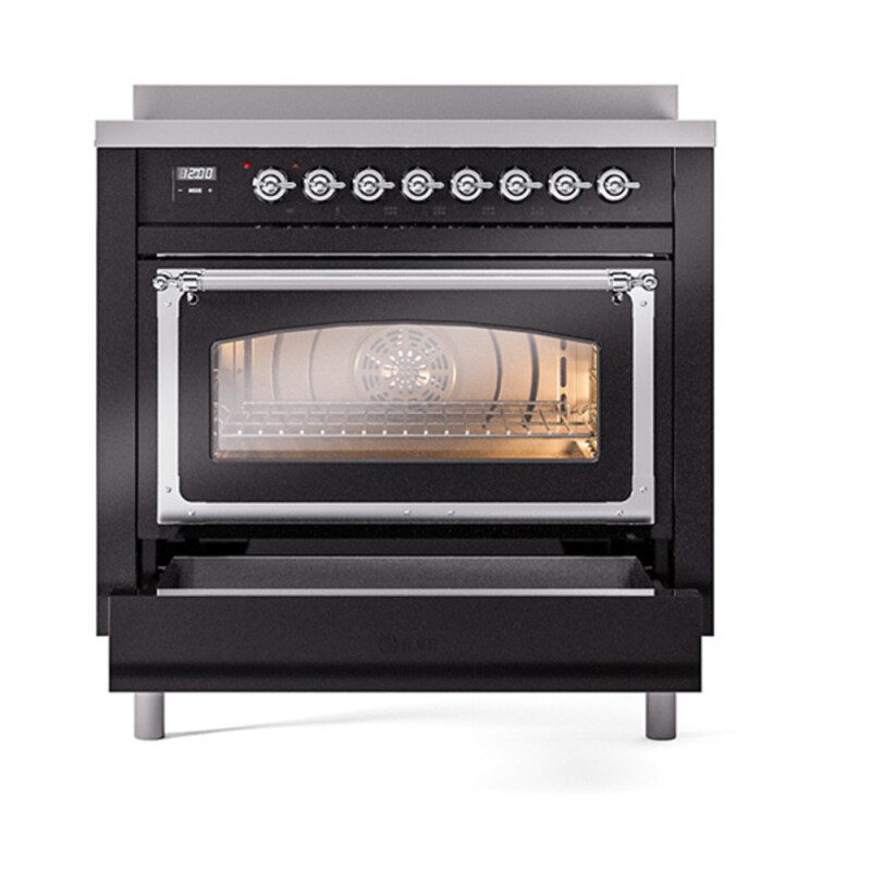 Nostalgie II Noblesse 36 inch Induction Range with 5 Elements UNI366NMPBKC