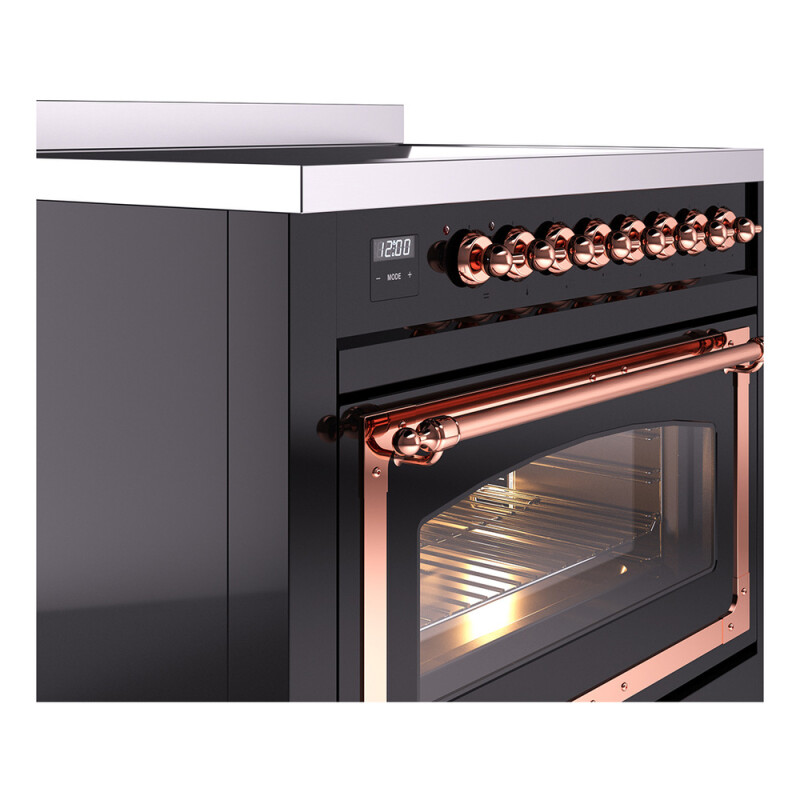 Nostalgie II Noblesse 36 inch Induction Range with 5 Elements UNI366NMPBKP