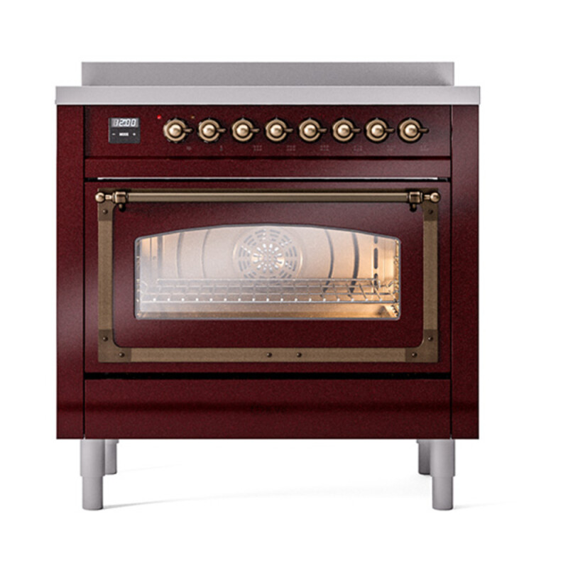 Nostalgie II Noblesse 36 inch Induction Range with 5 Elements UNI366NMPBUB