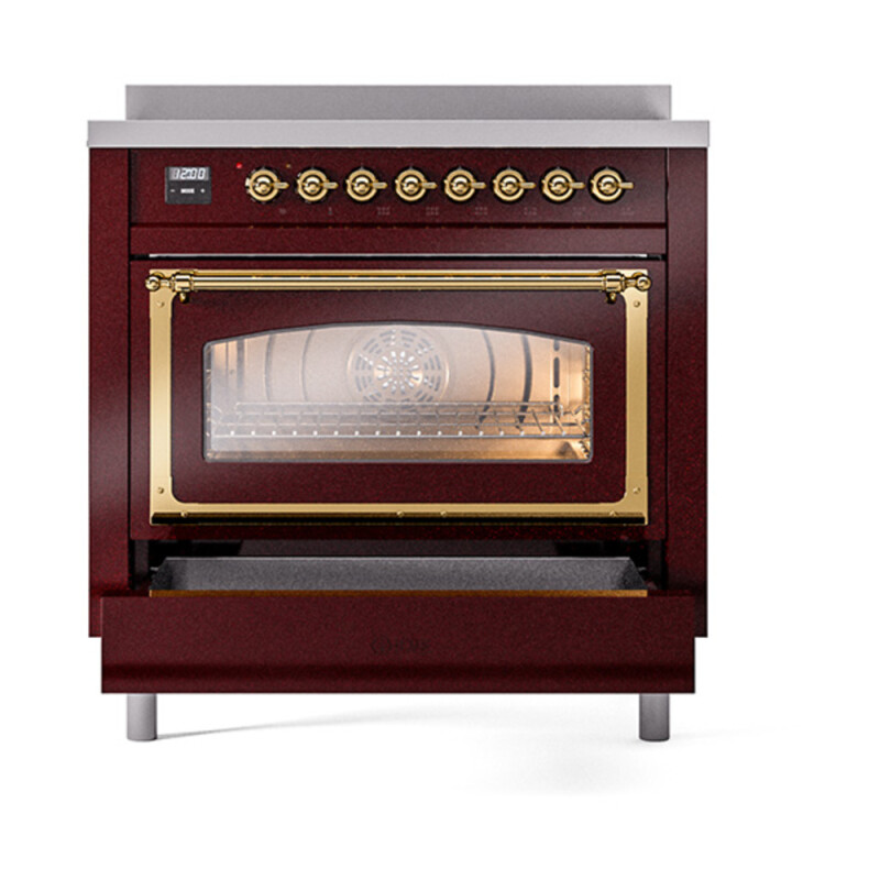 Nostalgie II Noblesse 36 inch Induction Range with 5 Elements UNI366NMPBUG