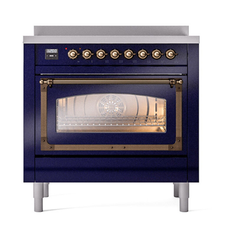 Nostalgie II Noblesse 36 inch Induction Range with 5 Elements UNI366NMPMBB
