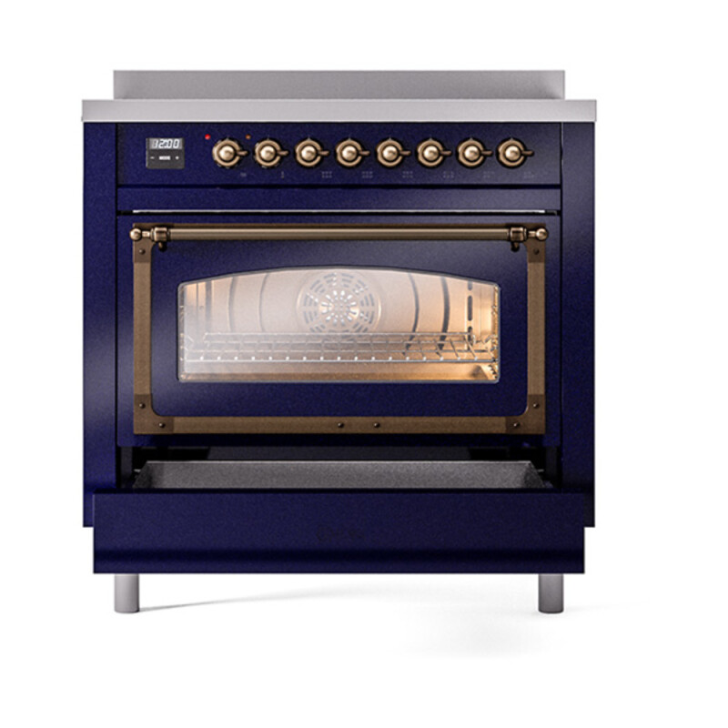 Nostalgie II Noblesse 36 inch Induction Range with 5 Elements UNI366NMPMBB