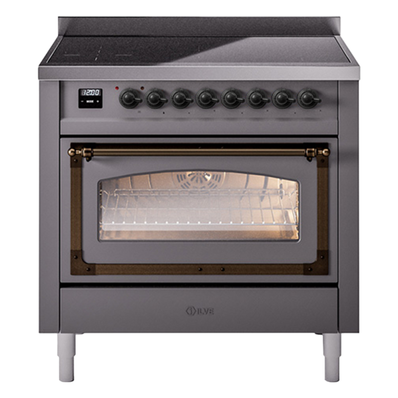 Nostalgie II Noblesse 36 inch Induction Range with 5 Elements UNI366NMPMGB