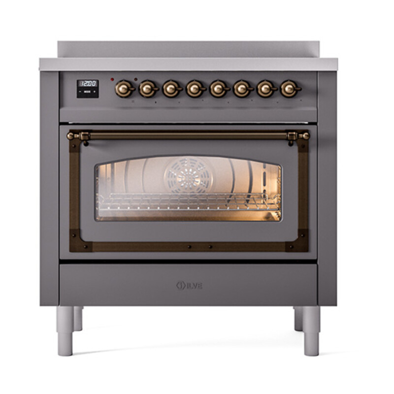 Nostalgie II Noblesse 36 inch Induction Range with 5 Elements UNI366NMPMGB
