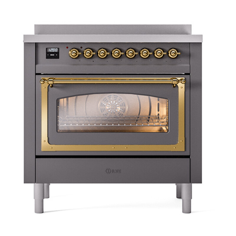 Nostalgie II Noblesse 36 inch Induction Range with 5 Elements UNI366NMPMGG
