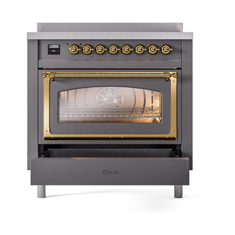Nostalgie II Noblesse 36 inch Induction Range with 5 Elements UNI366NMPMGG