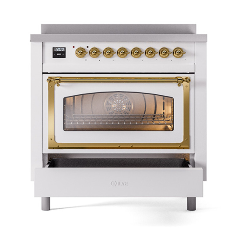 Nostalgie II Noblesse 36 inch Induction Range with 5 Elements UNI366NMPRAG