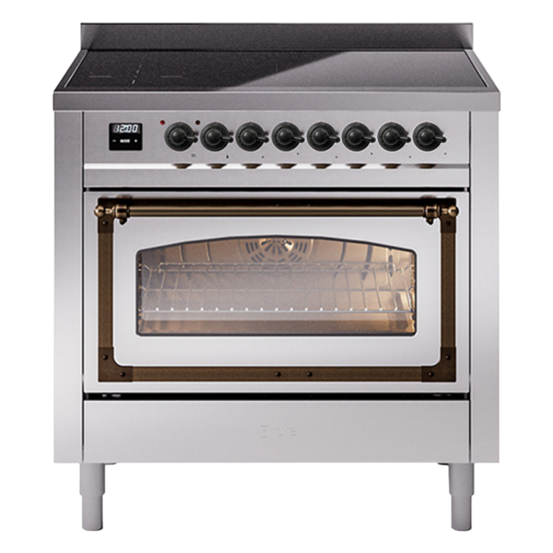 Nostalgie II Noblesse 36 inch Induction Range with 5 Elements UNI366NMPSSB