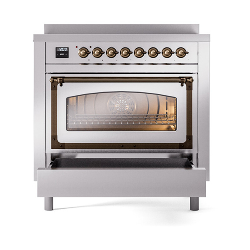 Nostalgie II Noblesse 36 inch Induction Range with 5 Elements UNI366NMPSSB