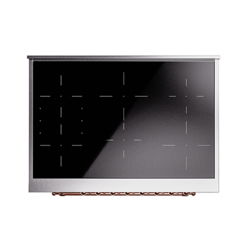 Nostalgie II Noblesse 36″ Induction Range   (Triple Glass Door, Stainless Steel, Copper) UNI366NMPSSP