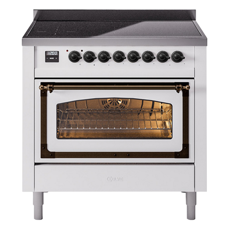Nostalgie II Noblesse 36 inch Induction Range with 5 Elements UNI366NMPWHB