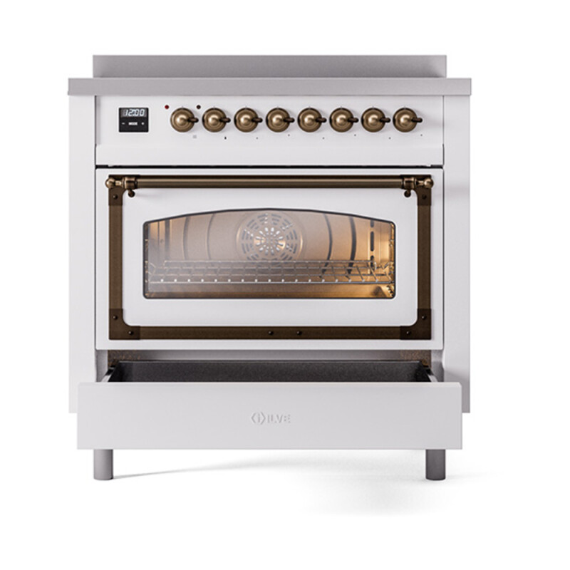 Nostalgie II Noblesse 36 inch Induction Range with 5 Elements UNI366NMPWHB